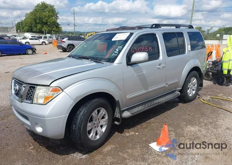 2005 Nissan Pathfinder Le from USA, damaged, VIN 5N1AR18U65C790851